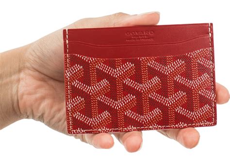 goyard red card holder|goyard saint sulpice card holder.